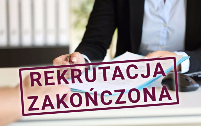 Rehabilitant w  Zakładzie Aktywności Zawodowej oddział główny Łazy – przedłużenie terminu naboru